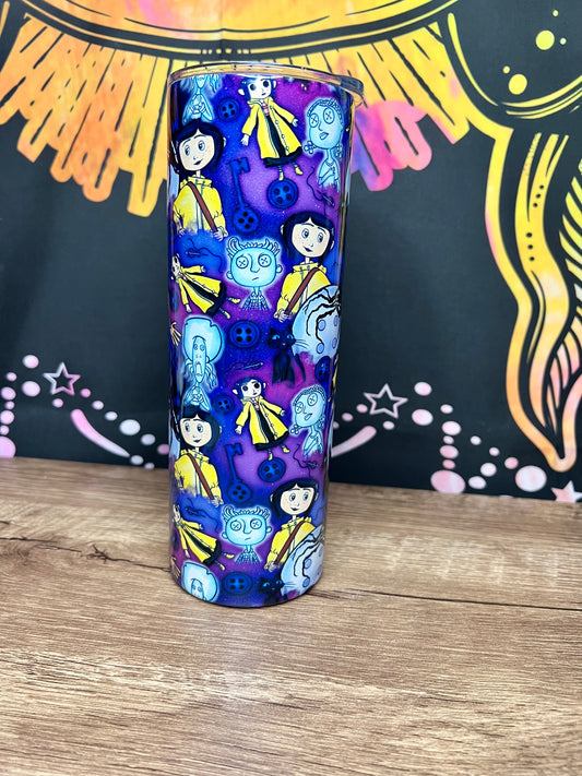 Button girl  🪡🧵 tumbler