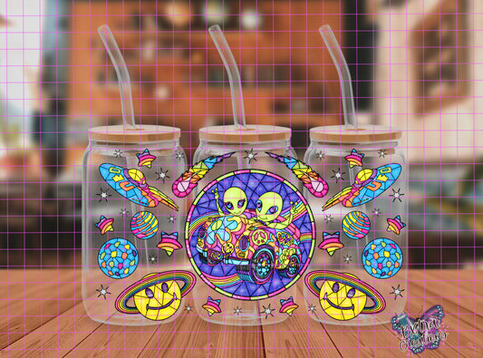 Stained Glass LF 🌈 cup wrap