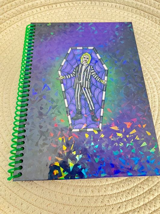 Bettle Stained glass notebook