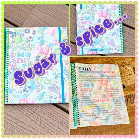 Sugar and spice  notebook/planner